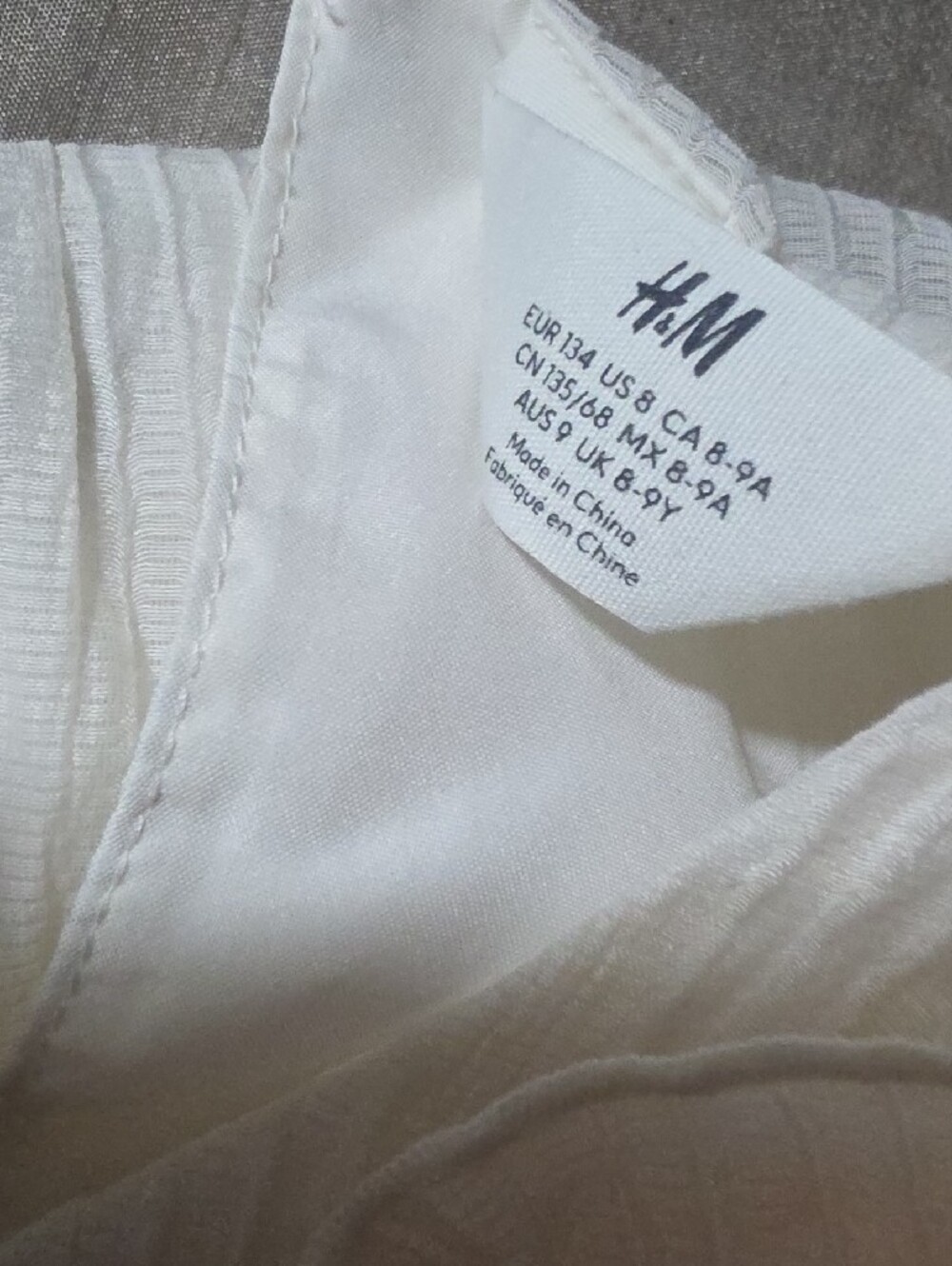 H&M White Textured Ruffle Blouse - Picture 3 of 6